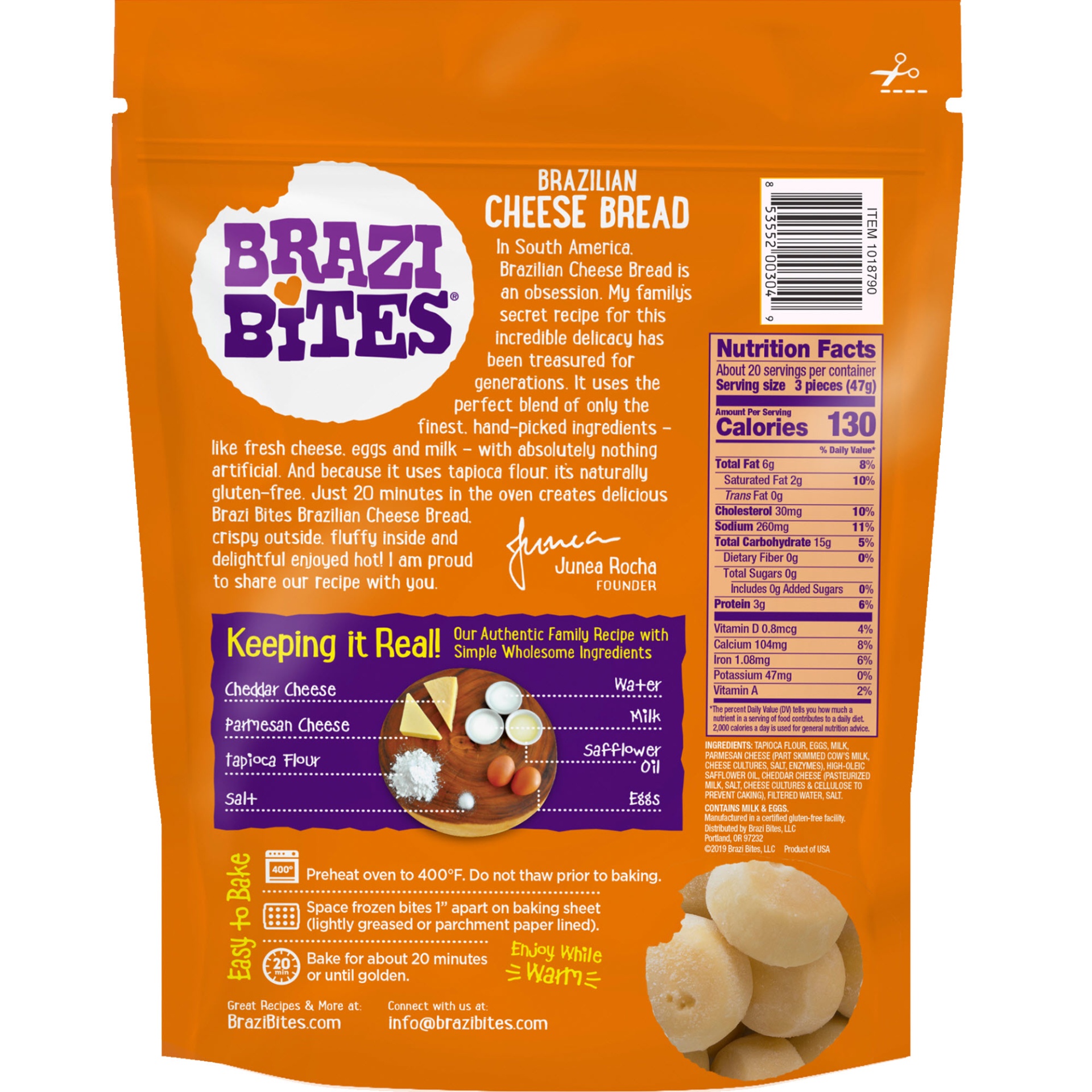 slide 2 of 2, Brazi Bites Brazilian Cheese Bread, 60 ct