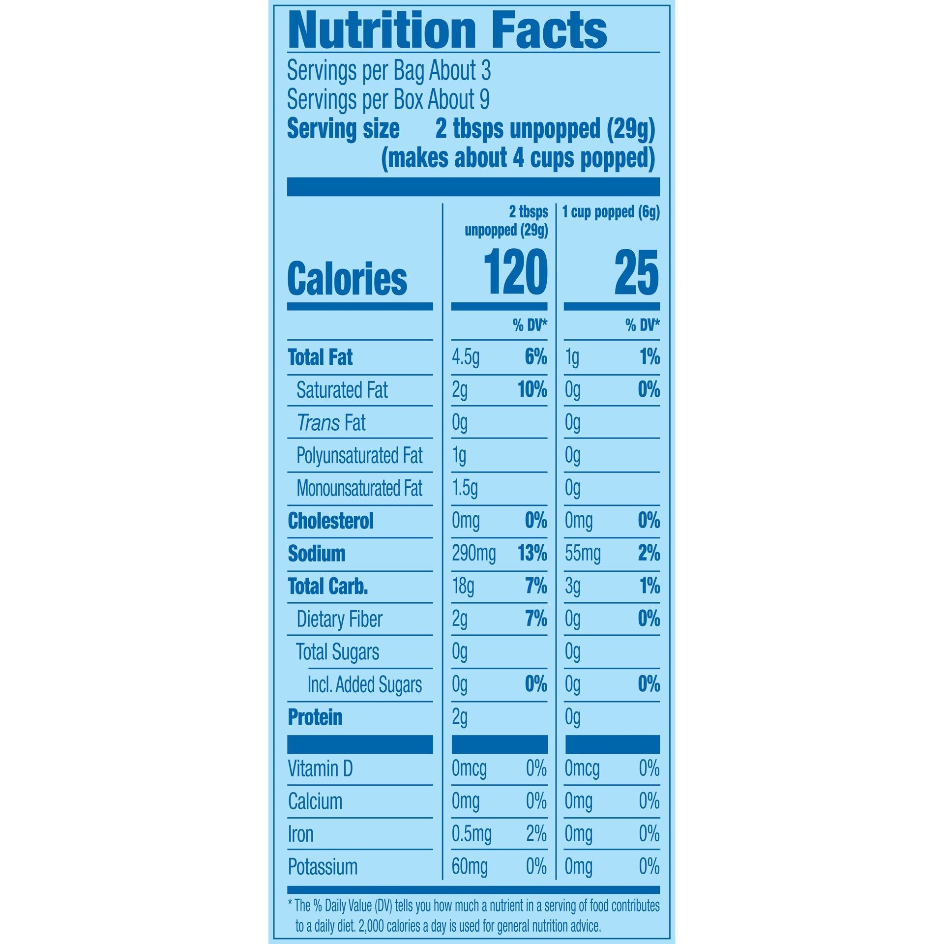 slide 3 of 5, Pop-Secret Microwave Popcorn, Light Butter Flavor, 3 Oz Sharing Bags, 3 Ct, 9 oz