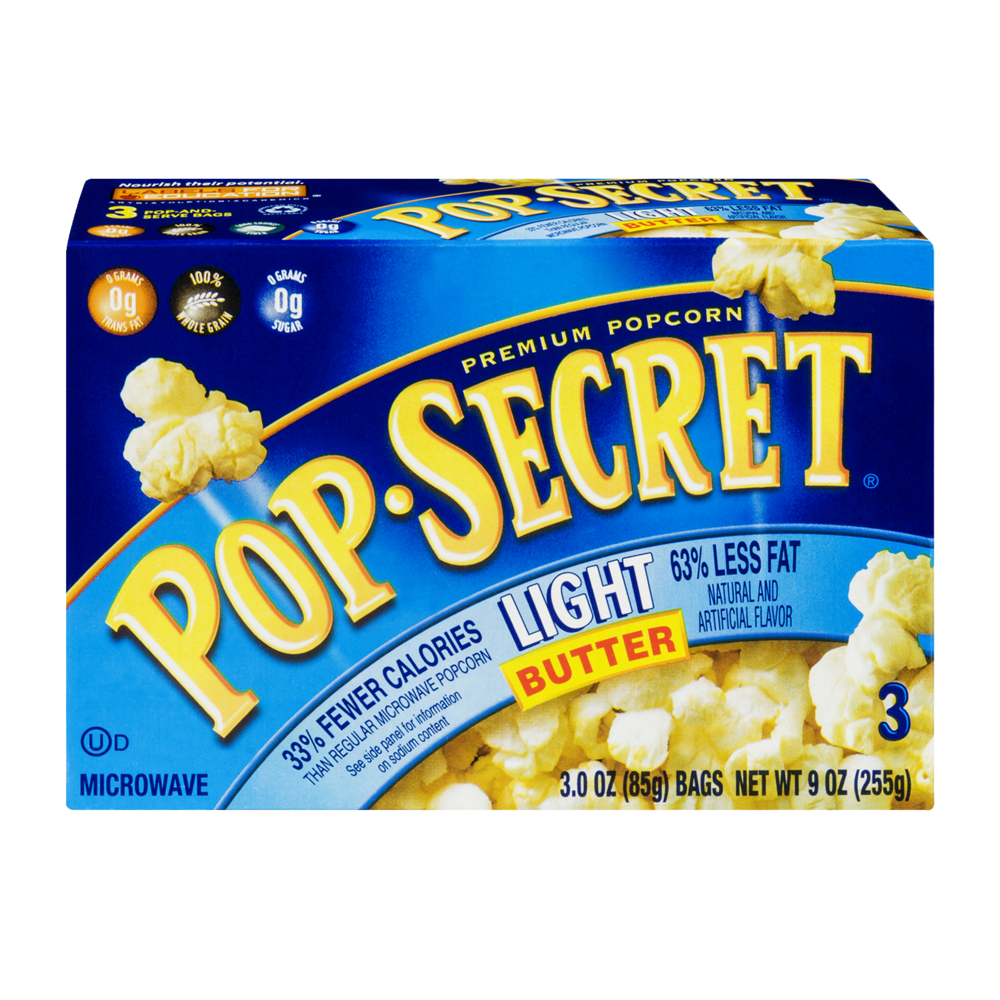 PopSecret Light Butter Microwave Popcorn 3 ct; 3 oz Shipt
