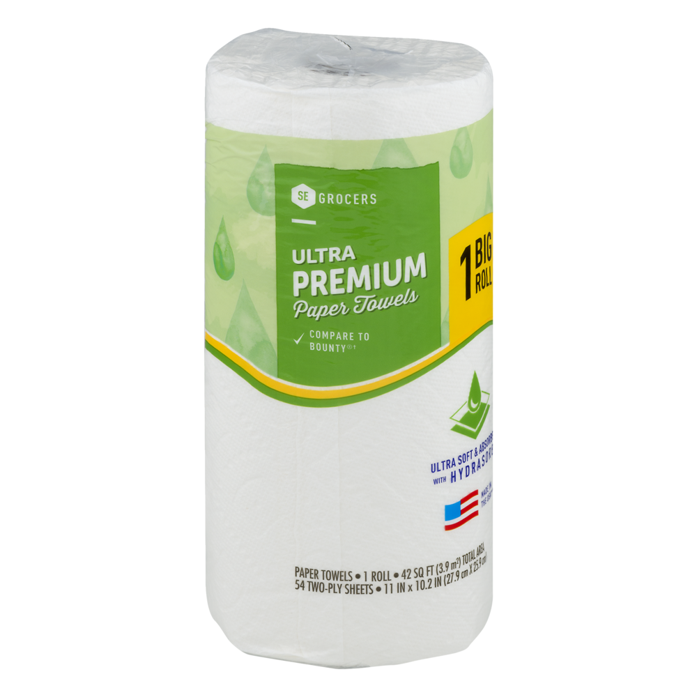 slide 1 of 1, SE Grocers Paper Towels Ultra Premium, 1 ct