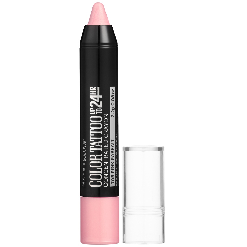 slide 1 of 1, Maybelline Eye Studio Color Tattoo 24hr Concentrated Crayon 705 Pink Parfait, 0.08 oz