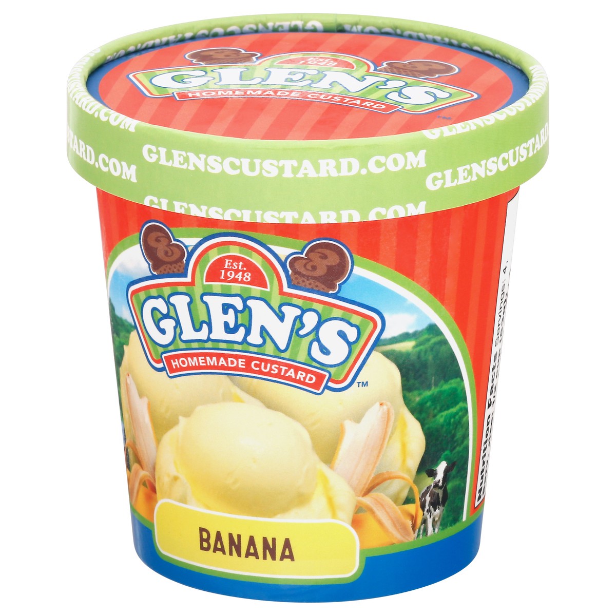 slide 4 of 12, Glen's Custard, Homemade, Banana, 1 ct