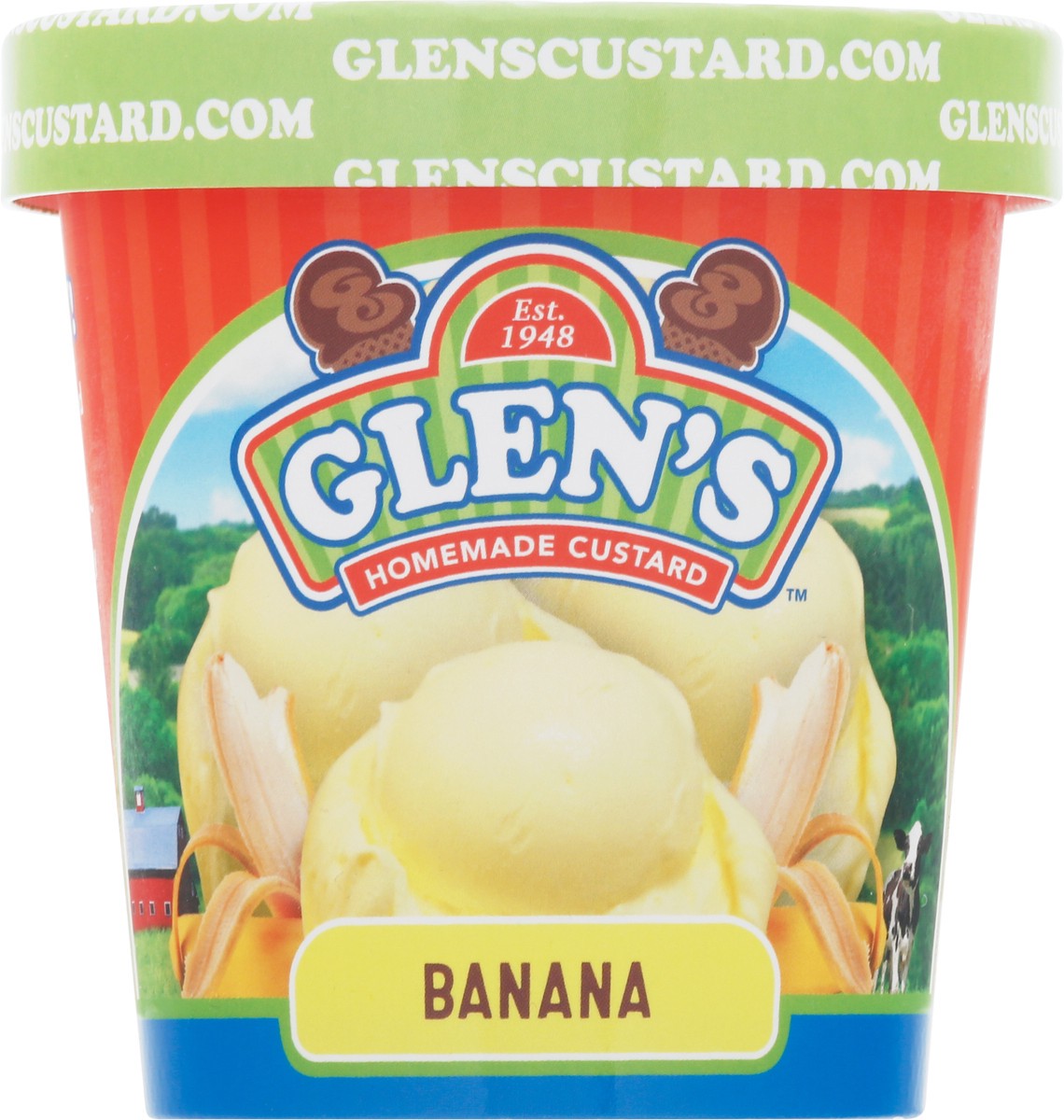 slide 6 of 12, Glen's Custard, Homemade, Banana, 1 ct