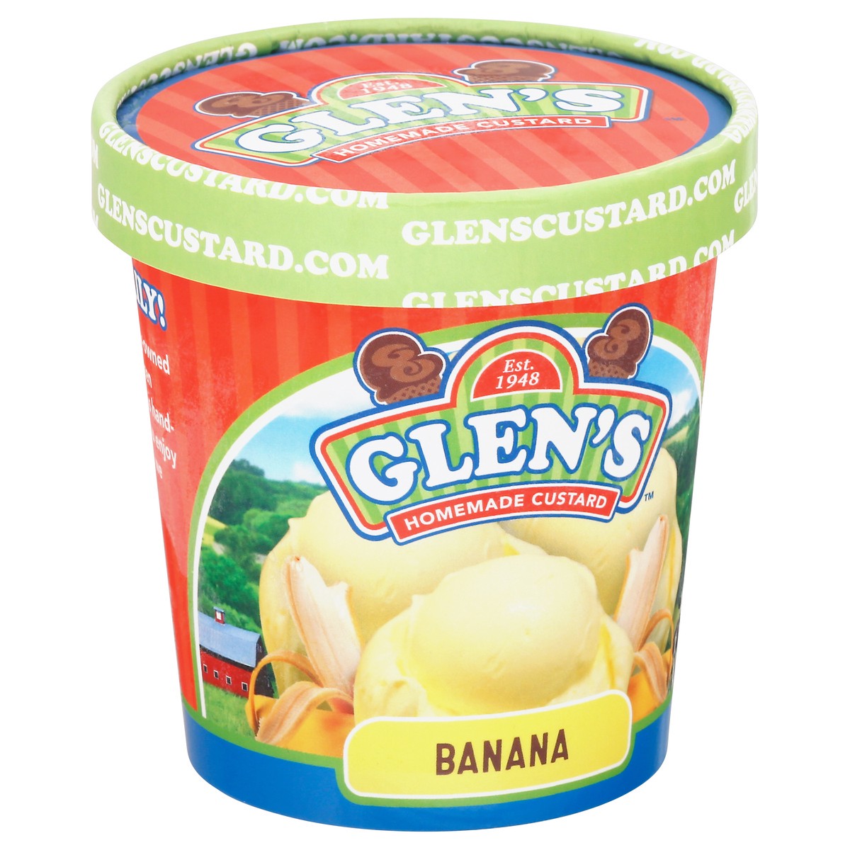 slide 9 of 12, Glen's Custard, Homemade, Banana, 1 ct