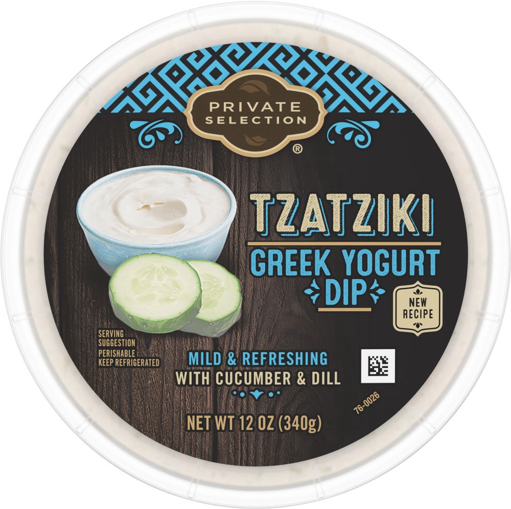 slide 2 of 4, Private Selection Tzatziki Dip, 12 oz