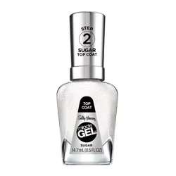 Sally Hansen Top Coat Sugar Gel Nail Polish, 14.7 ml / 0.5 oz