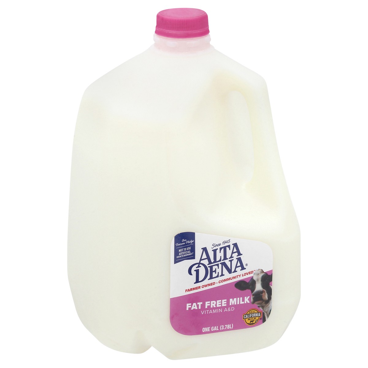 slide 2 of 9, Alta Dena Fat Free Milk Gallon, 128 oz