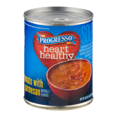 slide 1 of 1, Progresso Low Fat Heart Healthy Tomato Parmesan Soup, 18.5 oz