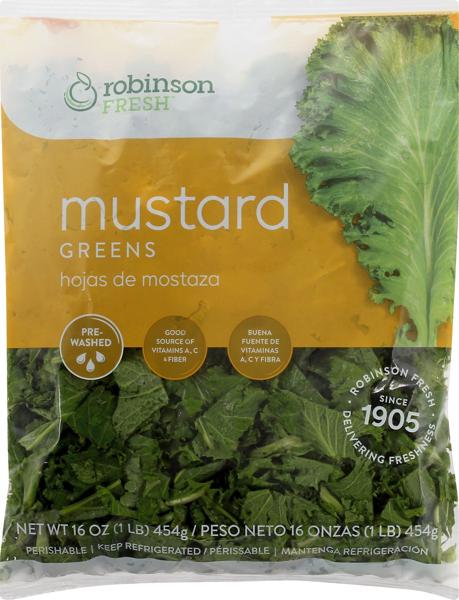 slide 4 of 13, Robinson Fresh Mustard Greens, 16 oz