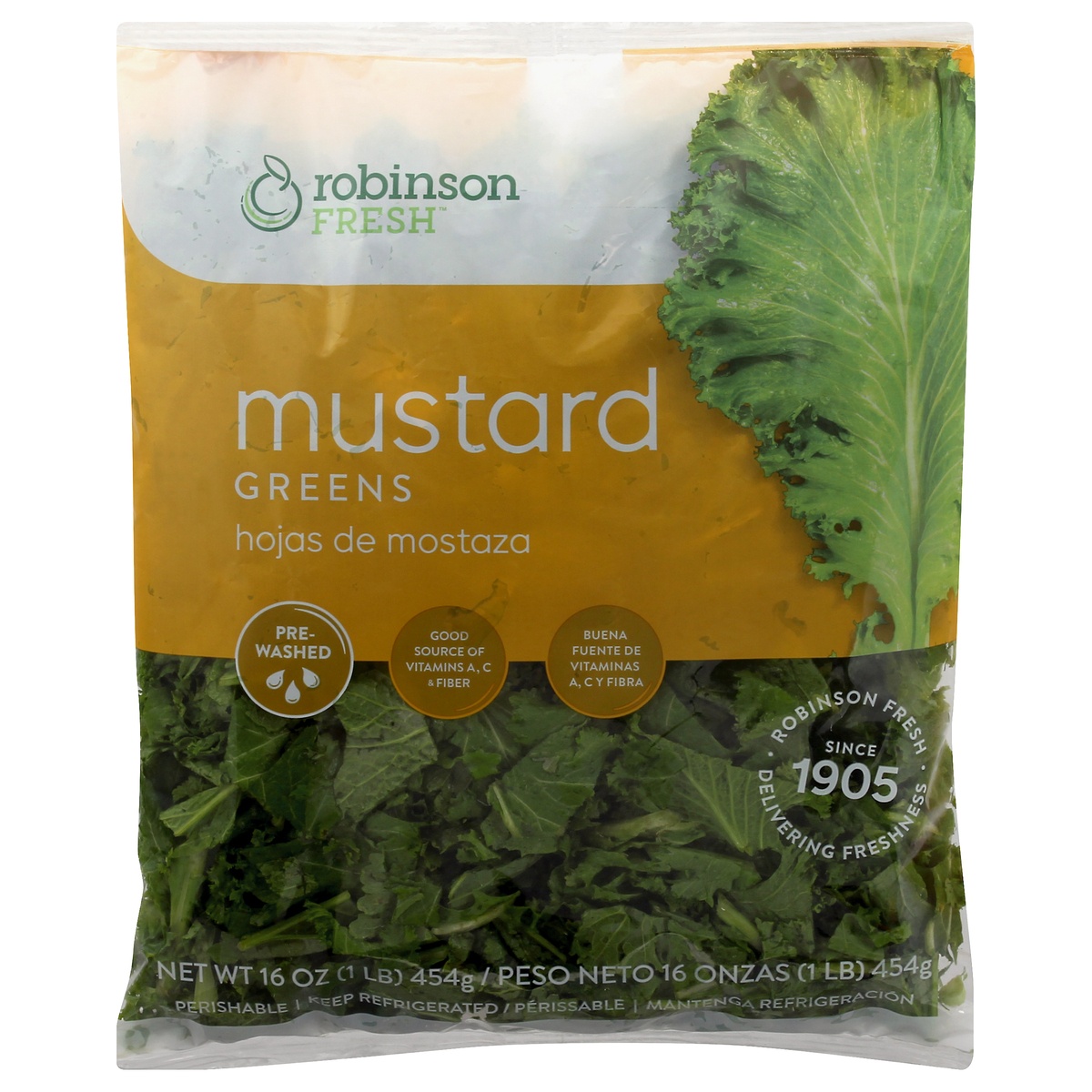 slide 1 of 1, Robinson Fresh Mustard Greens, 16 oz