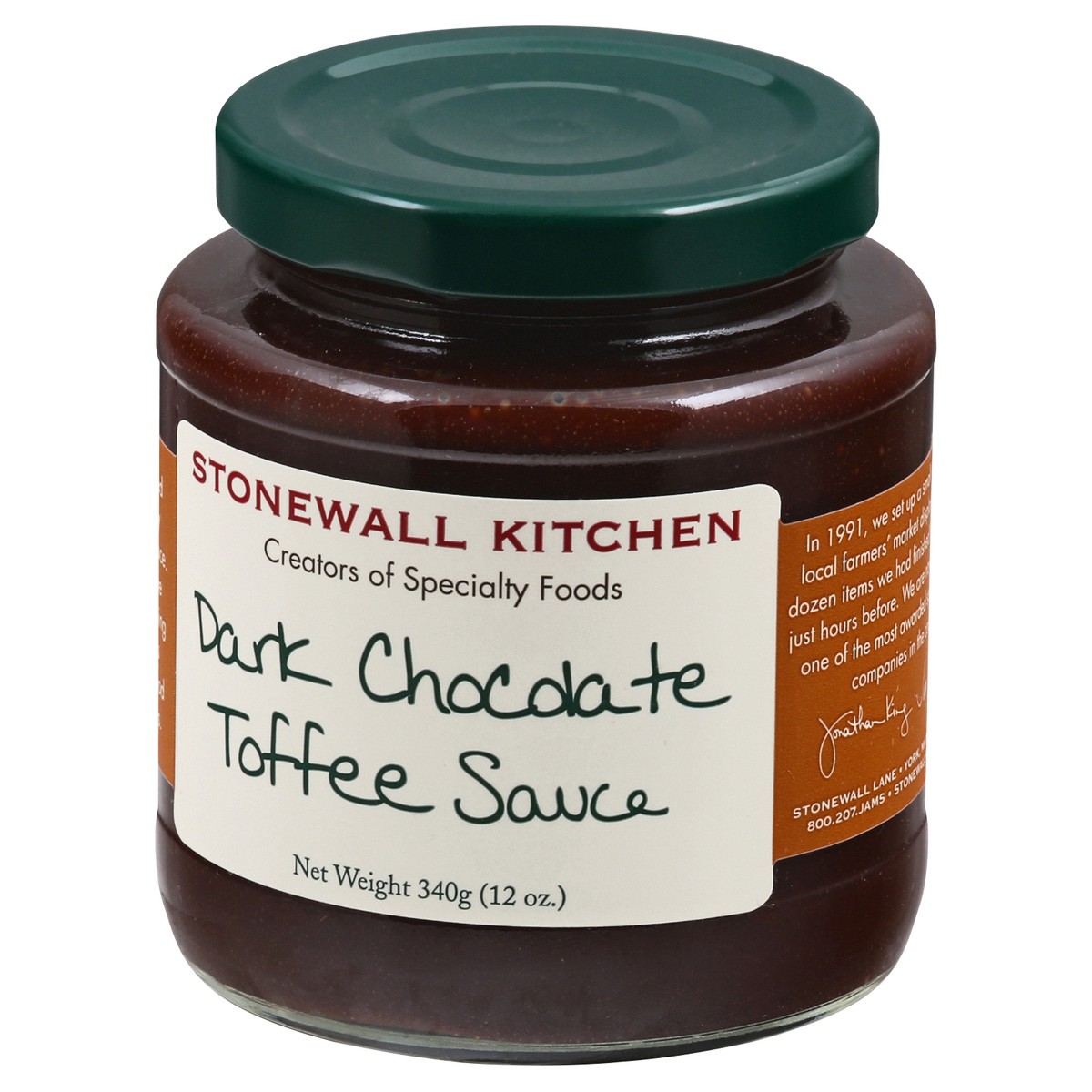 slide 5 of 13, Stonewall Kitchen Sauce Dark Chocolate Toffee, 340 g