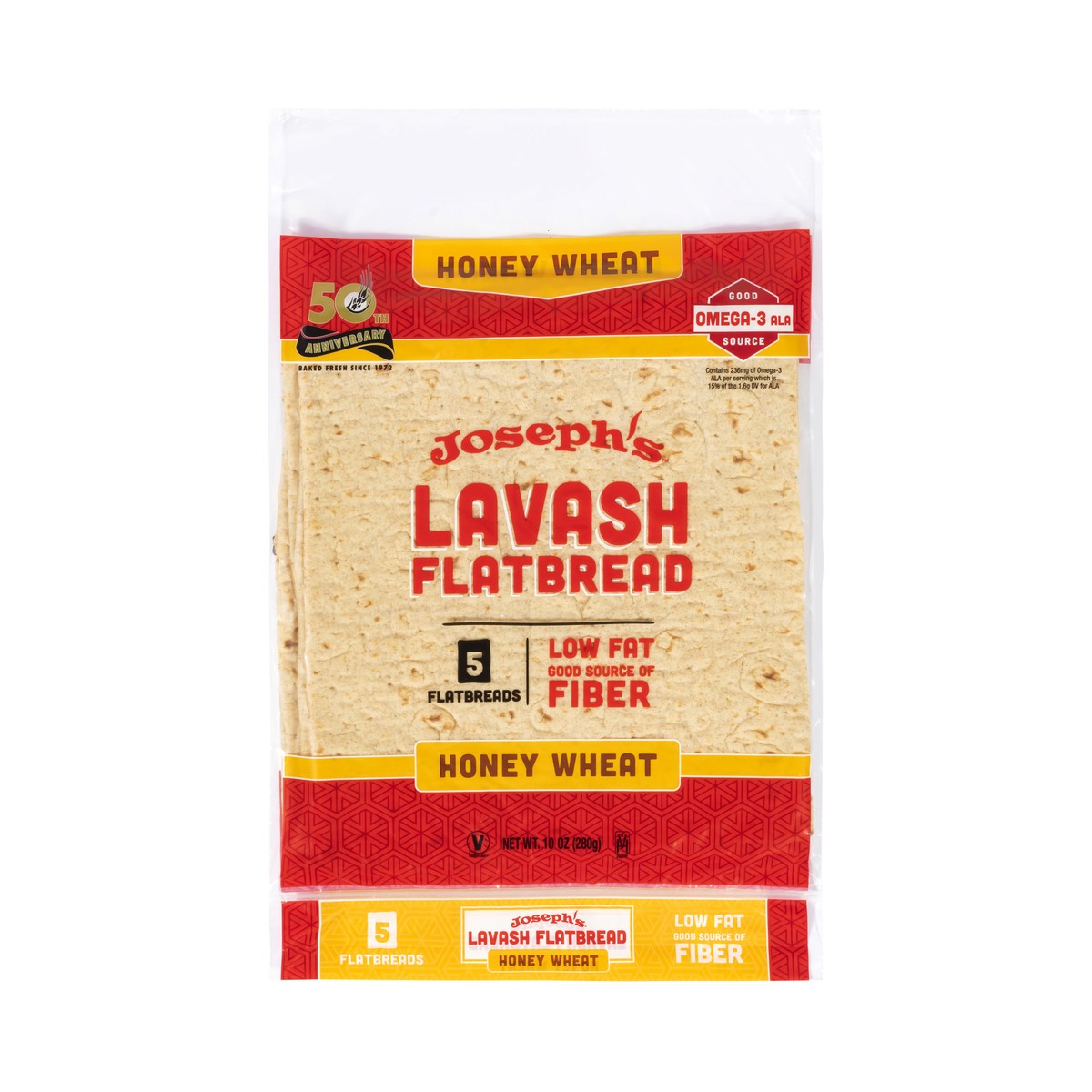 slide 4 of 11, Joseph's Honey Wheat Lavash, 10 oz