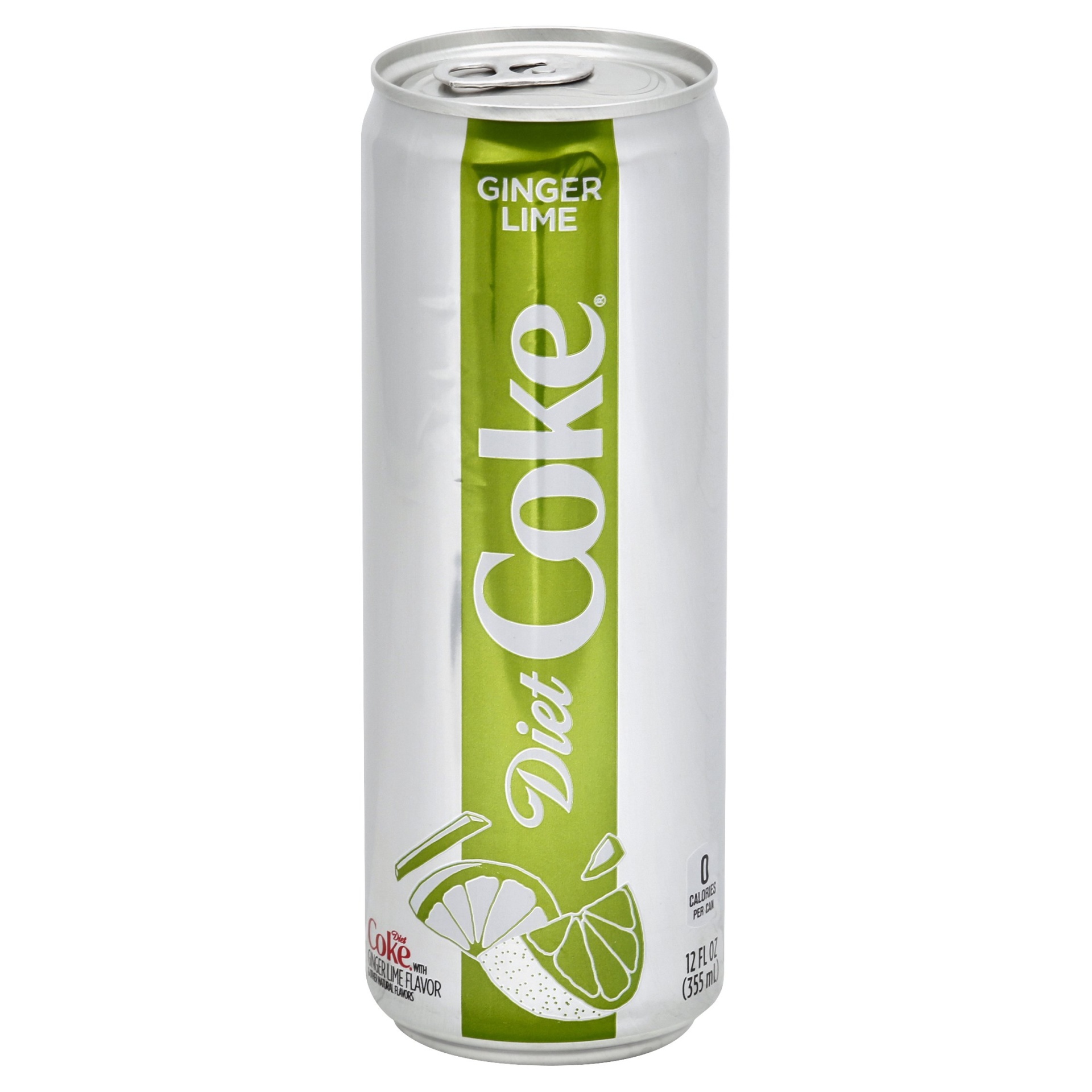 slide 1 of 4, Coca-Cola Ginger Lime Diet Coke - 12 fl oz, 12 fl oz