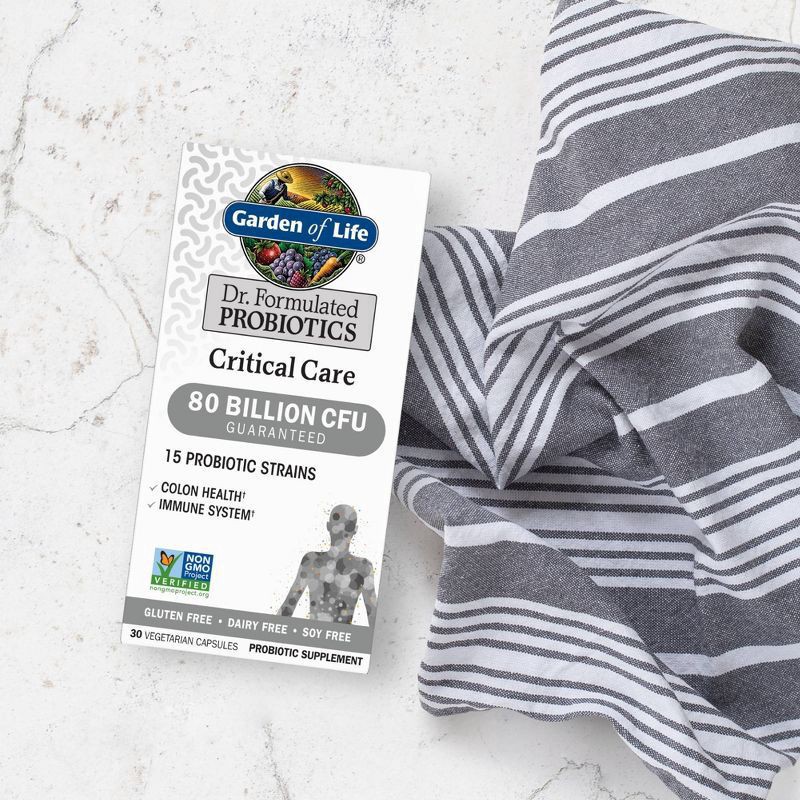 slide 4 of 7, Garden of Life Critical Care, Vegetarian Capsules, 30 ct