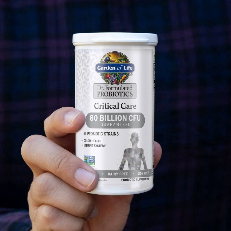 slide 7 of 7, Garden of Life Critical Care, Vegetarian Capsules, 30 ct
