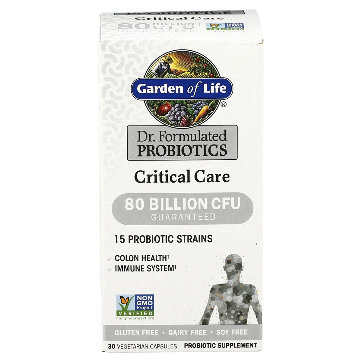 slide 1 of 7, Garden of Life Critical Care, Vegetarian Capsules, 30 ct