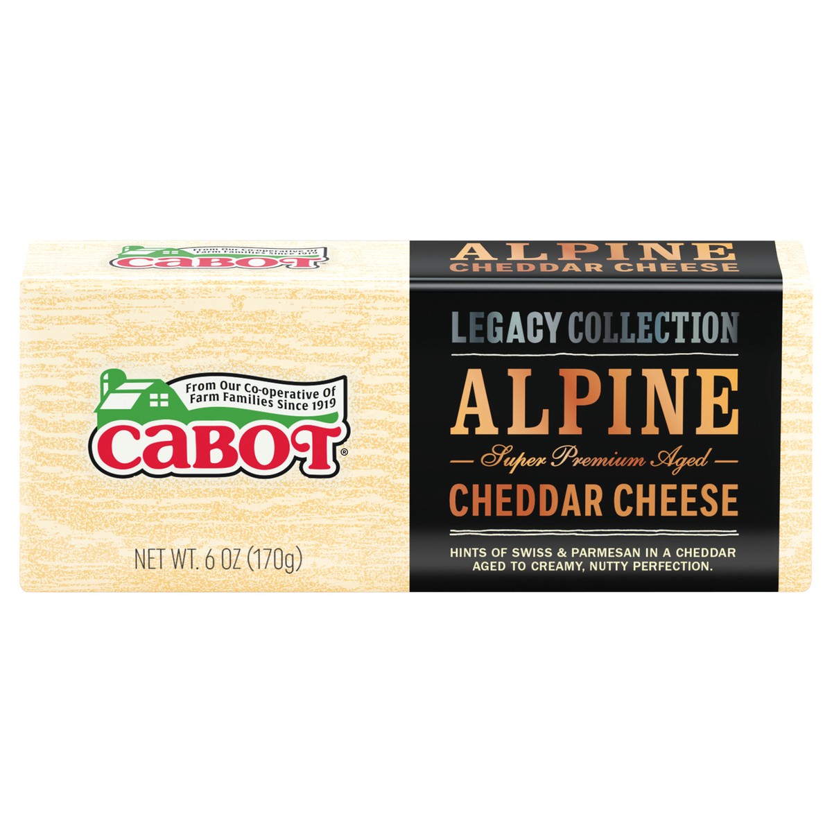 slide 1 of 1, Cabot Alpine Cheddar Cheese 6 oz, 6 oz