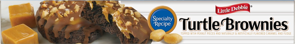 slide 5 of 14, Little Debbie Snack Cakes, Little Debbie Family Pack Turtle Brownies, 8 ct