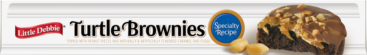 slide 10 of 14, Little Debbie Snack Cakes, Little Debbie Family Pack Turtle Brownies, 8 ct