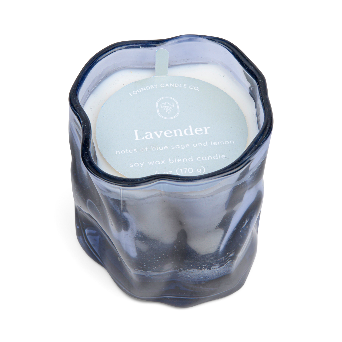 slide 2 of 2, Foundry Tinted Irregular Shaped Glass P, 6 oz