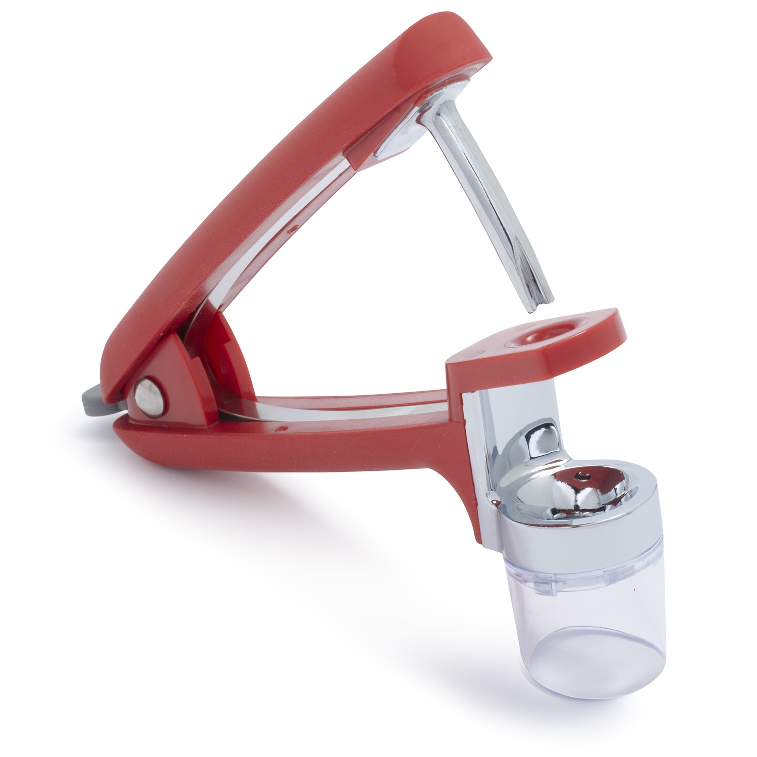 slide 1 of 1, OXO Cherry Pitter, Red, 1 ct