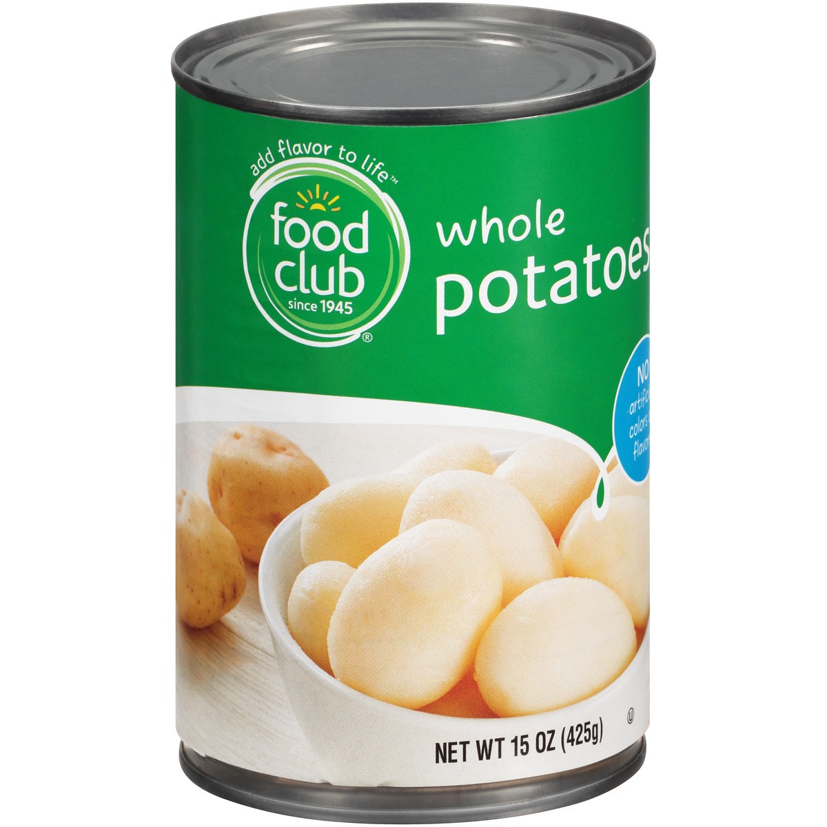 slide 7 of 9, Food Club Whole Potatoes, 15 oz