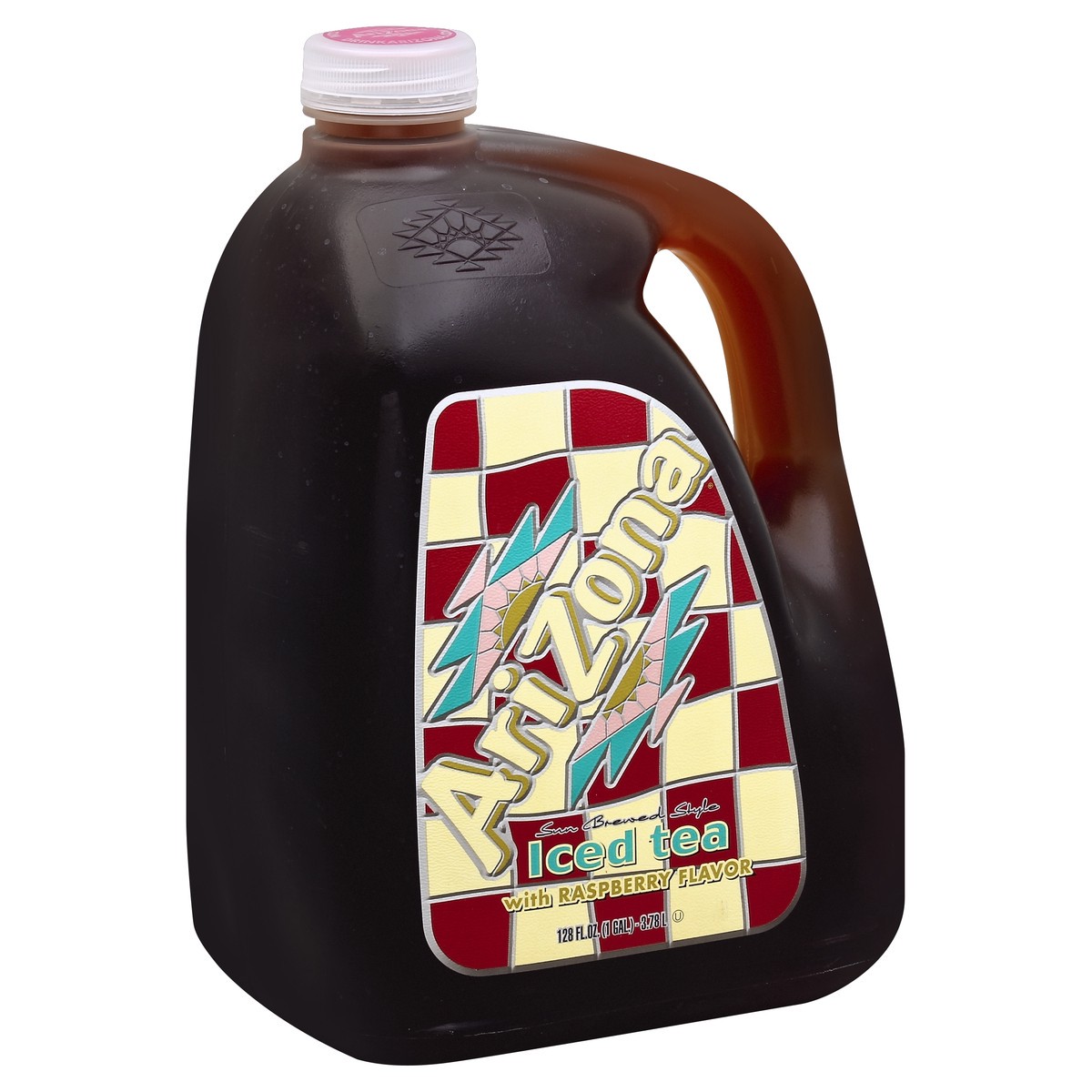 slide 1 of 1, AriZona Iced Tea Sun Brewed Style with Raspberry Flavor - 128 Fl. Oz., 128 fl oz