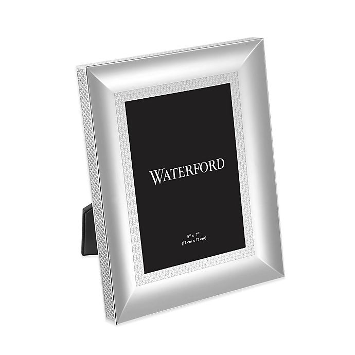 slide 1 of 1, Waterford Lismore Diamond Picture Frame - Silver, 5 in x 7 in