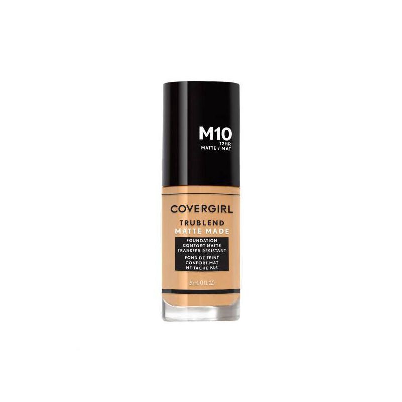 slide 1 of 5, Covergirl Trublend Matte Made Foundation Golden Natural M10, 1 ct