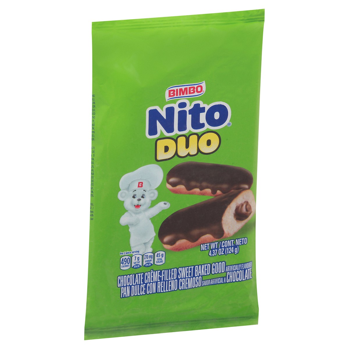 slide 8 of 11, Bimbo Nito Duo Chocolate, Single Serving Individually Wrapped, 2 ct