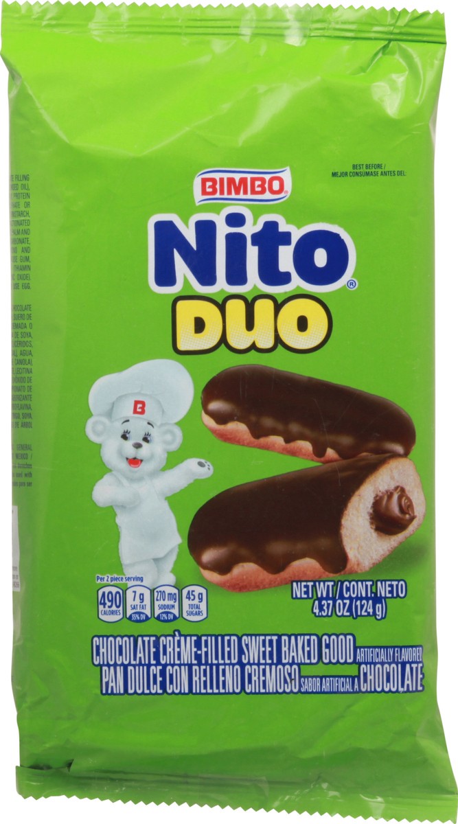 slide 2 of 11, Bimbo Nito Duo Chocolate, Single Serving Individually Wrapped, 2 ct