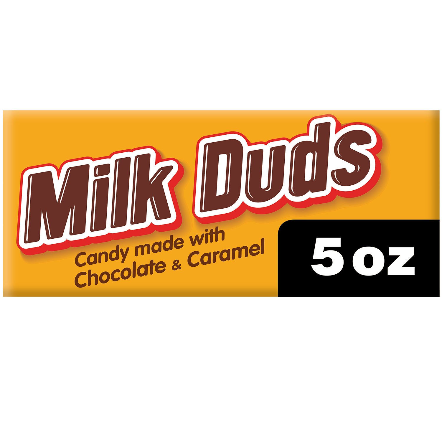 slide 3 of 9, MILK DUDS Chocolate and Caramel Candy Box, 5 oz, 5 oz