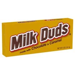 MILK DUDS Chocolate and Caramel Candy Box, 5 oz