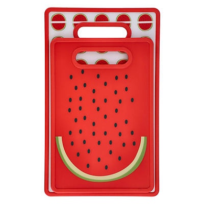 slide 1 of 1, Cook Prep Eat Watermelon Print Cutting Boards, 2 ct