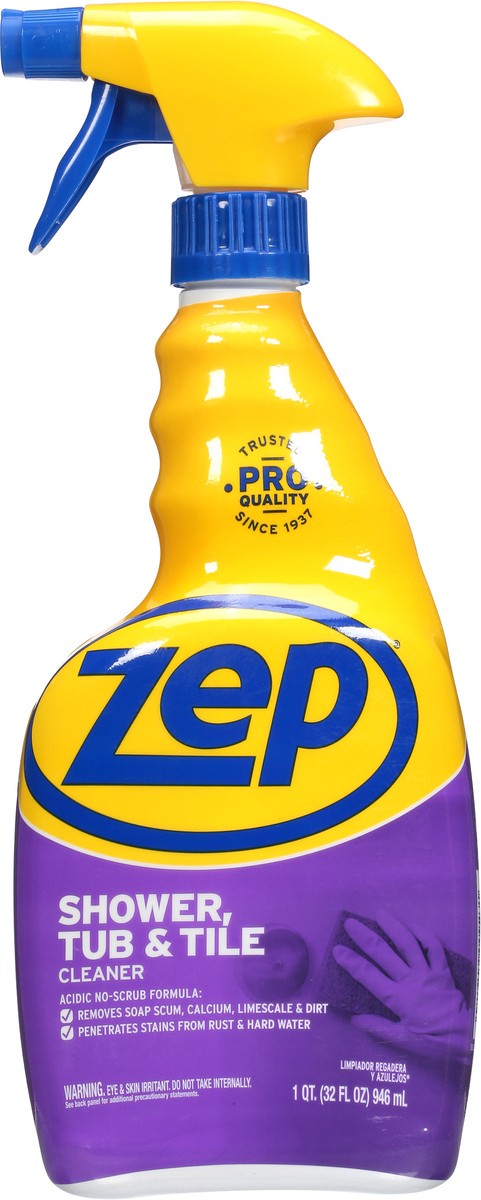 slide 4 of 11, Zep Shower Tub Tile Cleaner, 32 oz