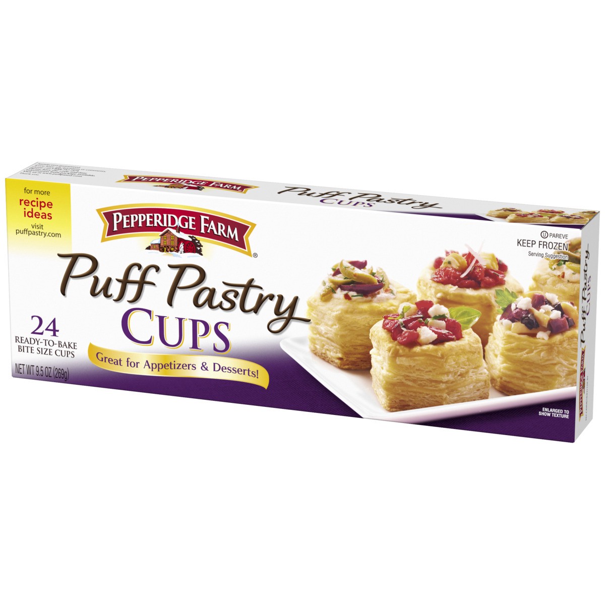 slide 9 of 15, Pepperidge Farm Frozen Cups Pastry Dough, 9.5 oz