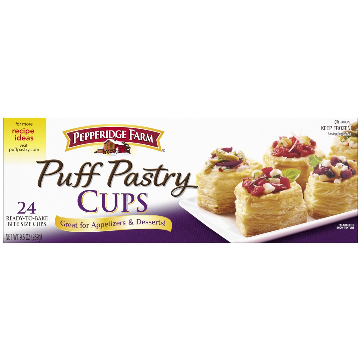 slide 11 of 15, Pepperidge Farm Frozen Cups Pastry Dough, 9.5 oz