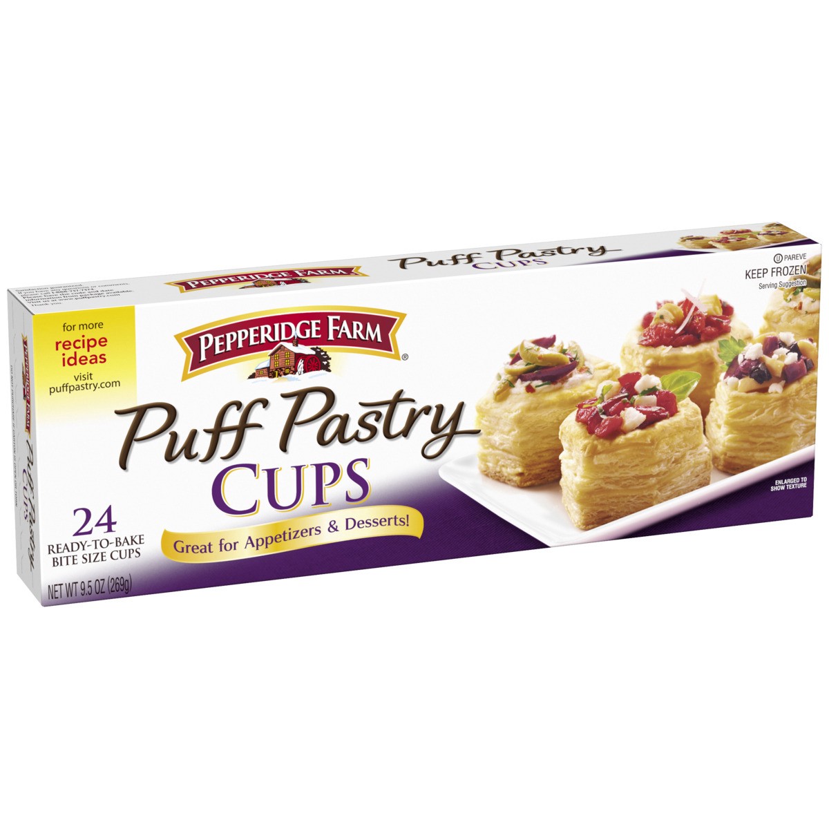 slide 12 of 15, Pepperidge Farm Frozen Cups Pastry Dough, 9.5 oz