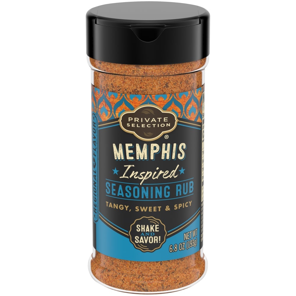 slide 1 of 1, Private Selection Memphis Seasoning Rub, 6.8 oz