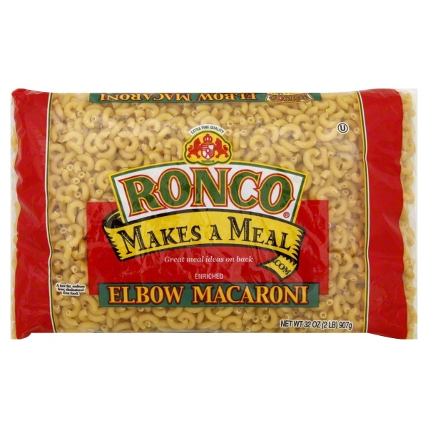 slide 1 of 1, Ronco Elbow Macaroni, 32 oz