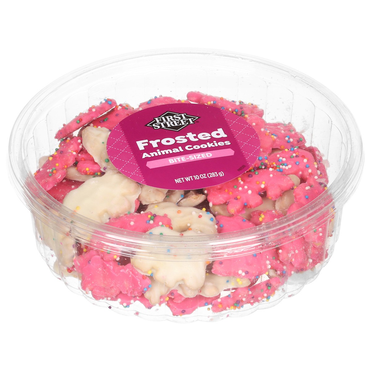 slide 4 of 4, First Street Fs Animal Cookie, 10 oz