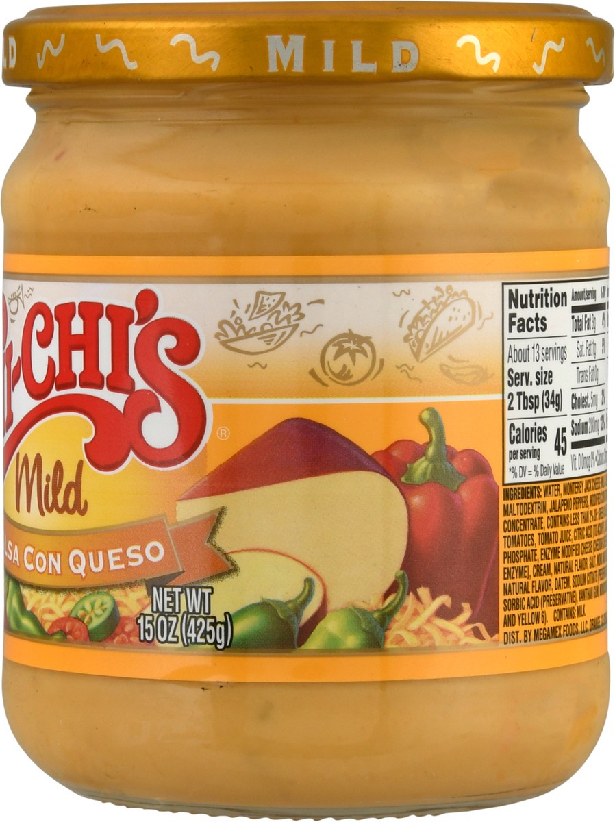 slide 8 of 9, Chi-Chi's Mild Salsa Con Queso 15 oz Jar, 15 oz