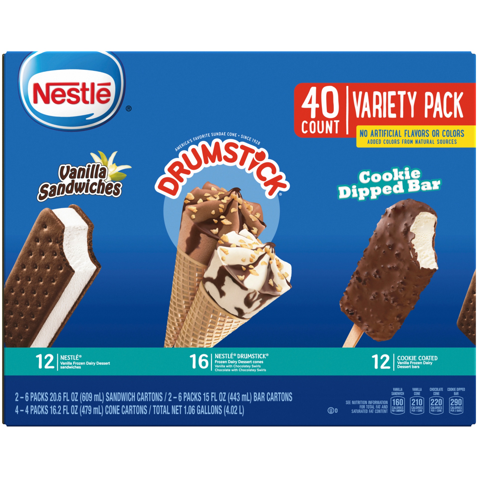 Nestlé Frozen Dairy Dessert Variety Pack 40 ct | Shipt