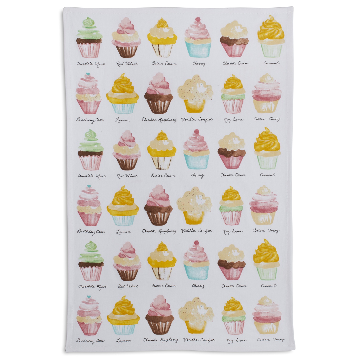 slide 1 of 1, Sur La Table Cupcake Kitchen Towel, 28 in x 18 in