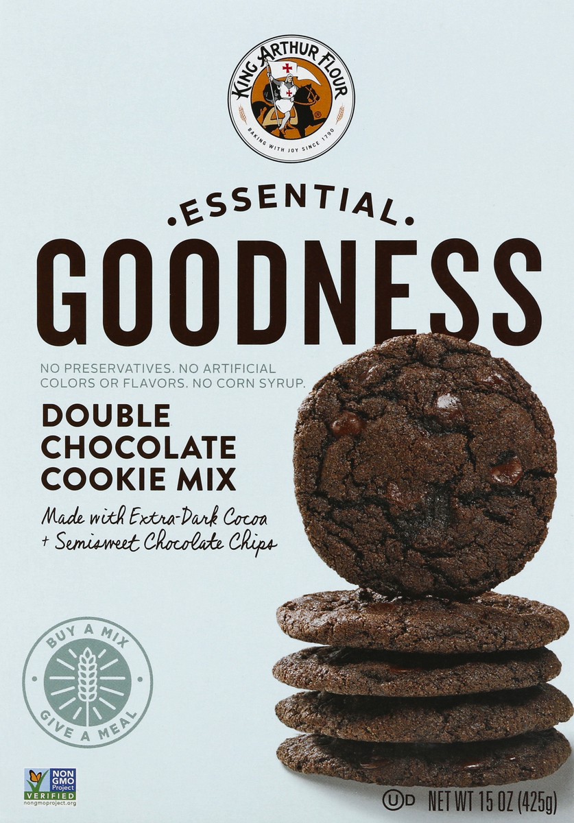 slide 2 of 10, King Arthur Essential Goodness Double Chocolate Cookie Mix, 15 oz