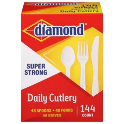 Diamond Super Strong Daily Cutlery 144 Each