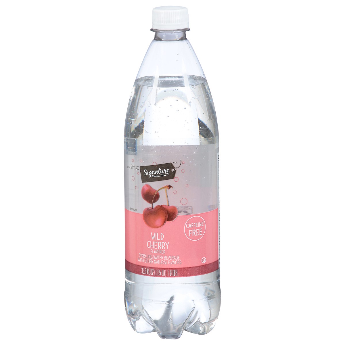 slide 10 of 11, Signature Select Wild Cherry Flavored Sparkling Water Beverage 33.8 fl oz, 33.8 fl oz