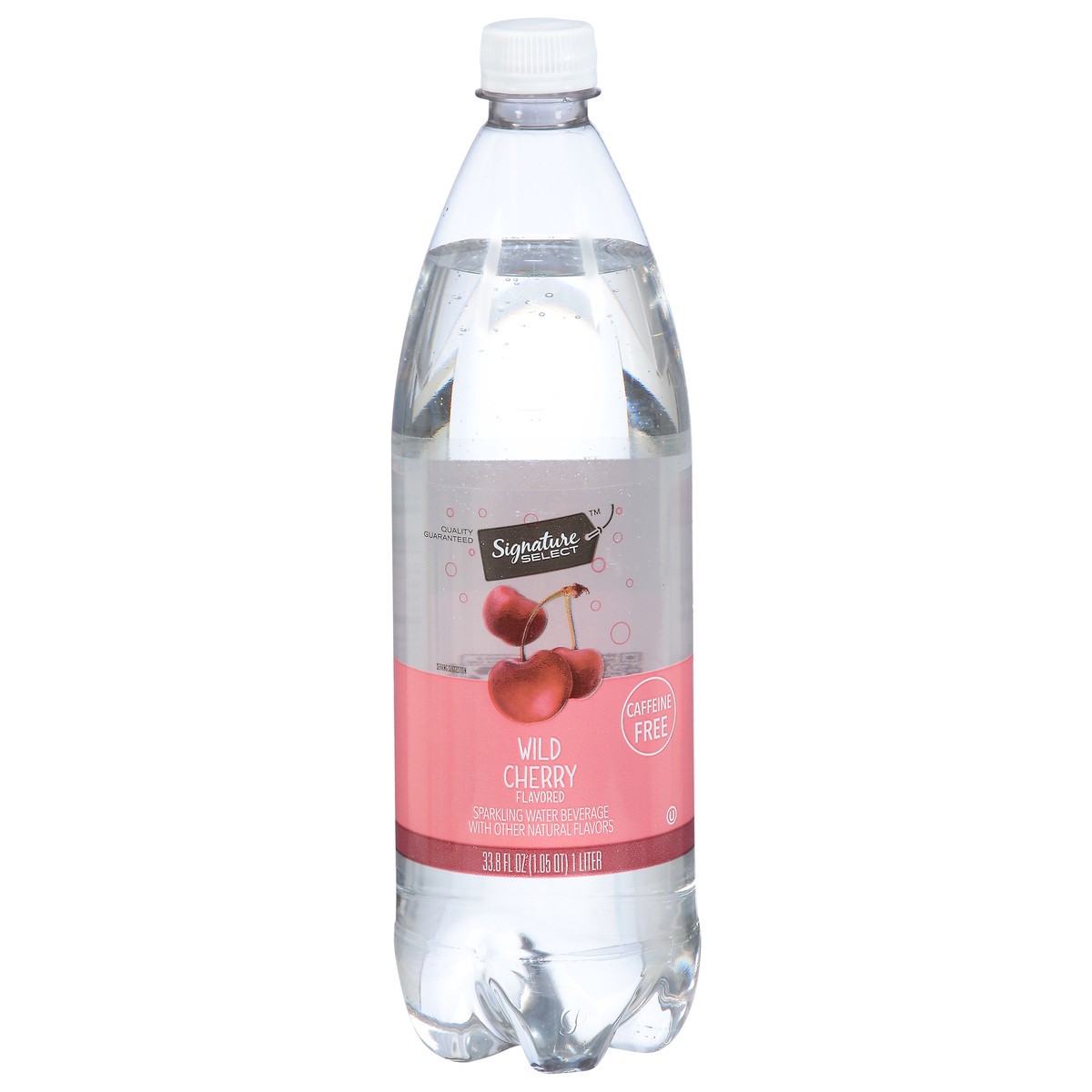 slide 3 of 11, Signature Select Wild Cherry Flavored Sparkling Water Beverage 33.8 fl oz, 33.8 fl oz