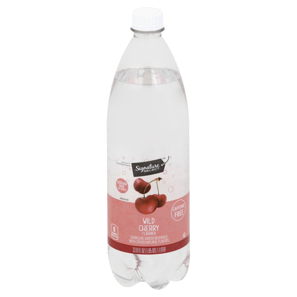 slide 1 of 11, Signature Select Wild Cherry Flavored Sparkling Water Beverage 33.8 fl oz, 33.8 fl oz