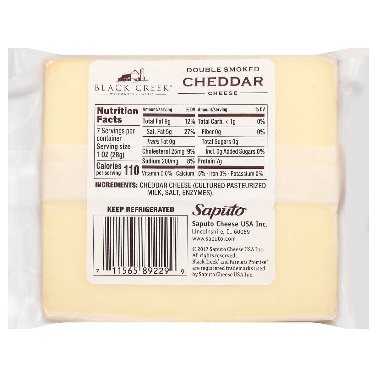 slide 8 of 12, Black Creek Artisan Series Double Smoked Cheddar Cheese 7 oz, 7 oz